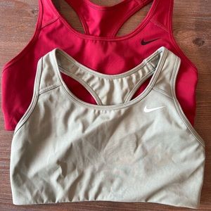 2 Nike Medium Dri-fit Razorback sports bras